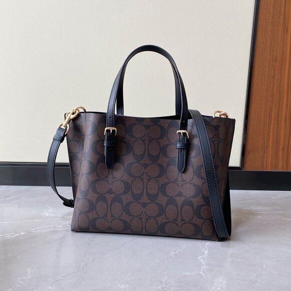 Coach Mollie Tote Brown - Picture 5 of 9